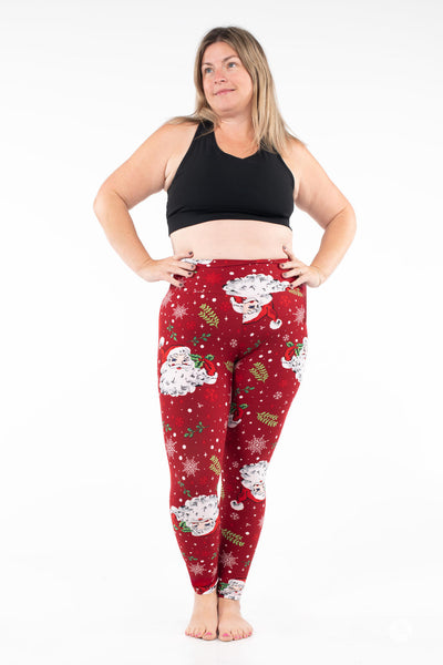 Nick of Time High-Waisted Leggings - Women Christmas Leggings