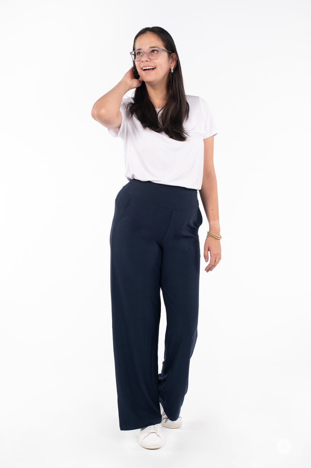 High-Waist Wide Leg Pants