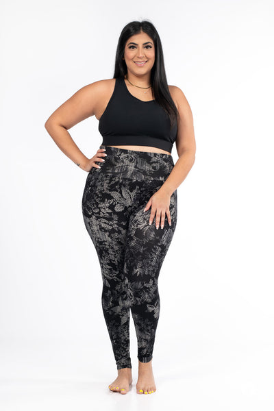 Floral Authority High-Waisted Leggings - Everyday Harmony