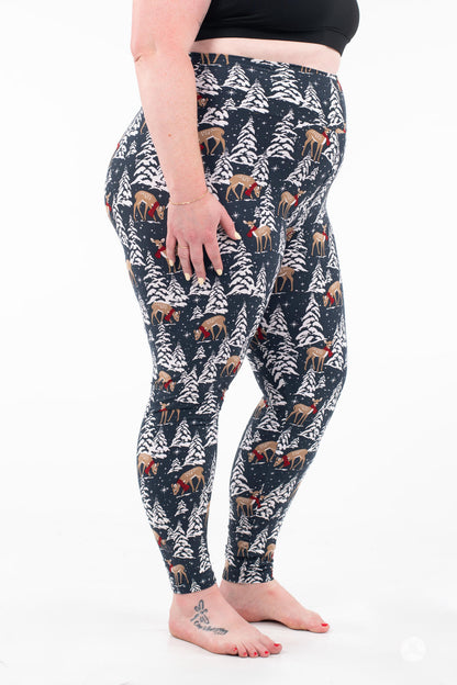 Snow Cute High-Waisted Leggings