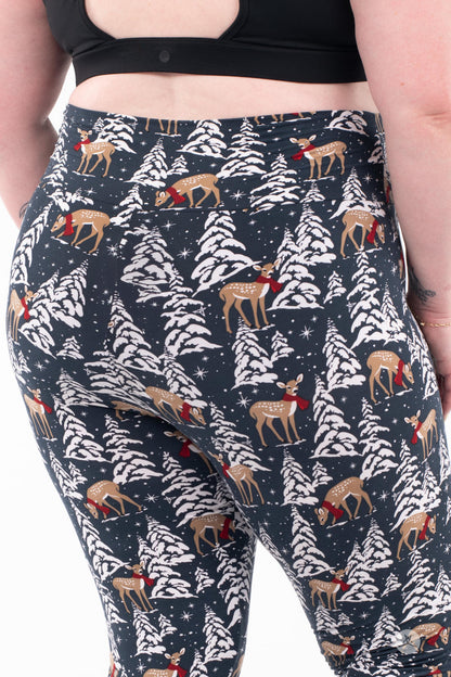 Snow Cute High-Waisted Leggings