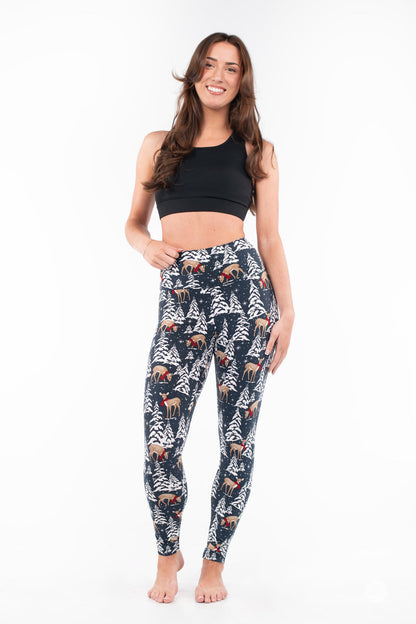 Snow Cute High-Waisted Leggings