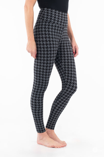 Gone Geometric High-Waisted Leggings
