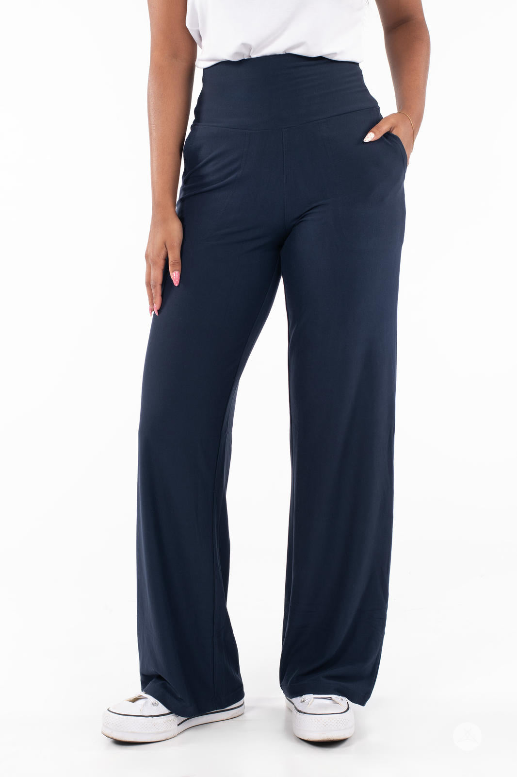 High-Waist Wide Leg Pants