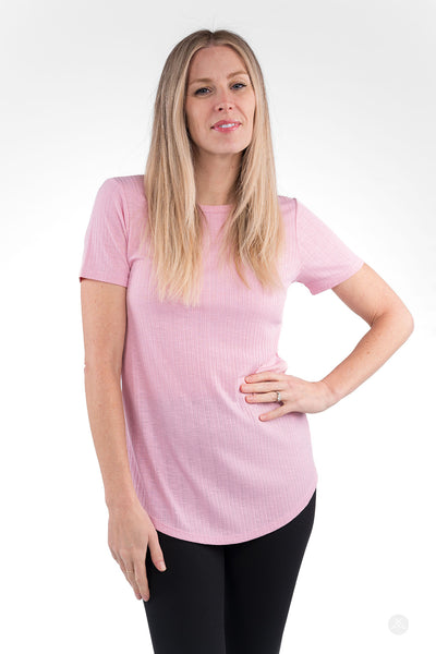 The Soft Ribbed Tee - 