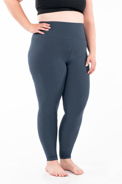 Ocean Fade High-Waisted Leggings - Solid Leggings