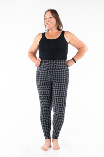 Gone Geometric High-Waisted Leggings