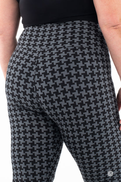 Gone Geometric High-Waisted Leggings