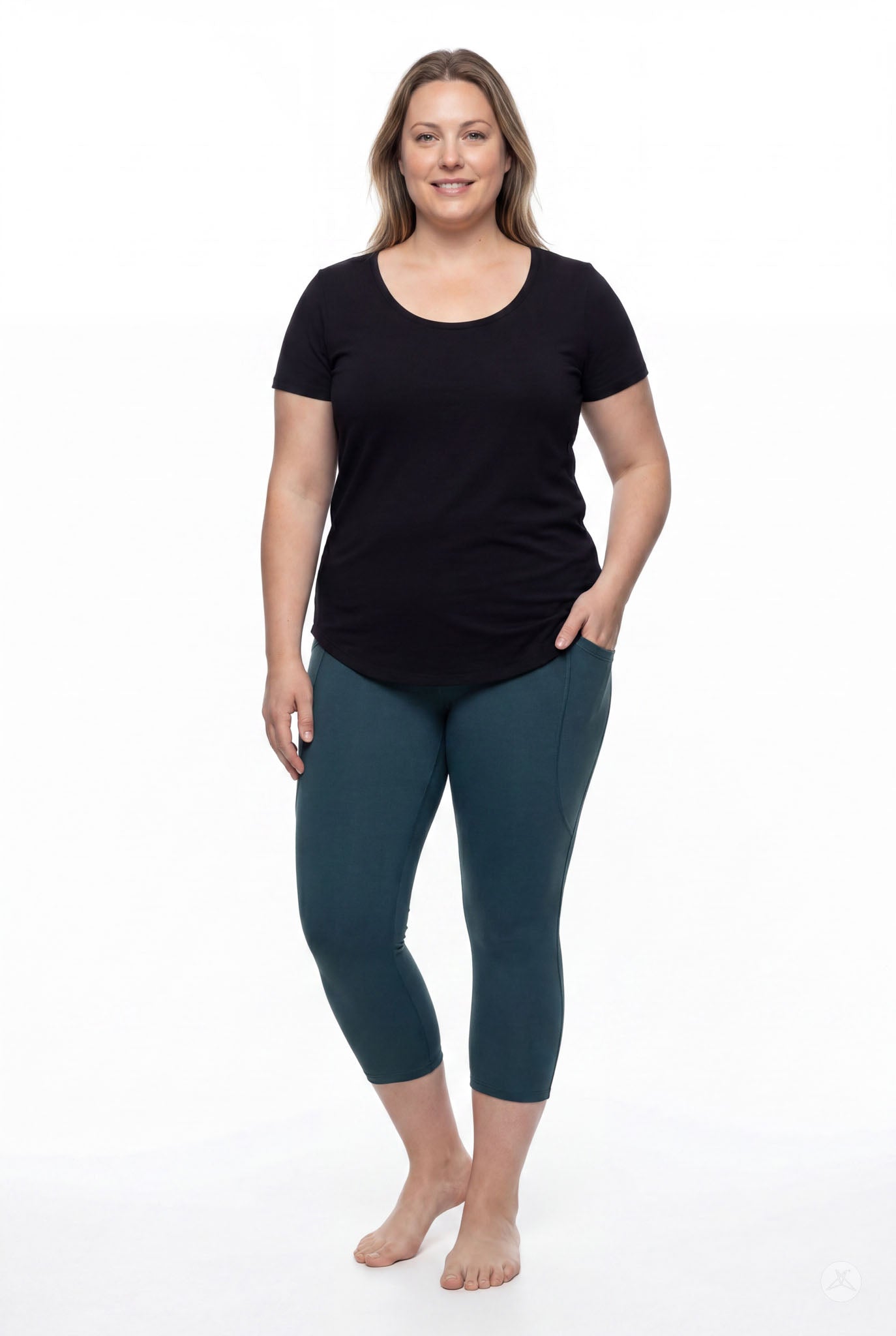 Deep Teal Pocket Crops