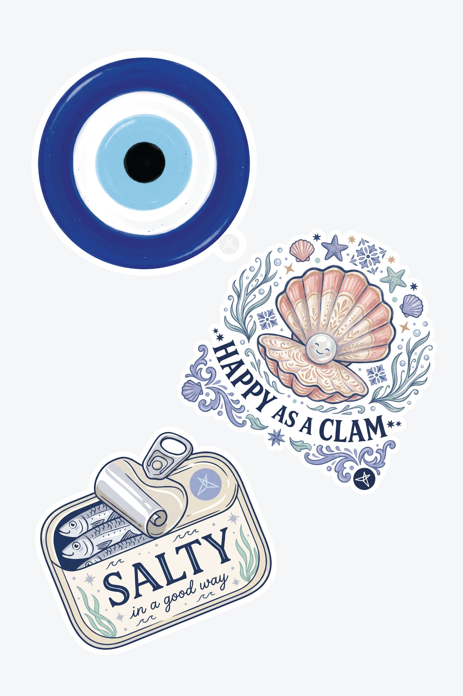 Salty Girl Sticker Pack