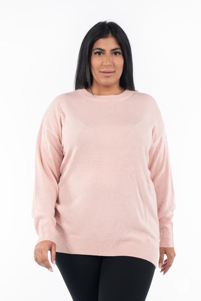 Soft Knit Crew Neck Sweater - 