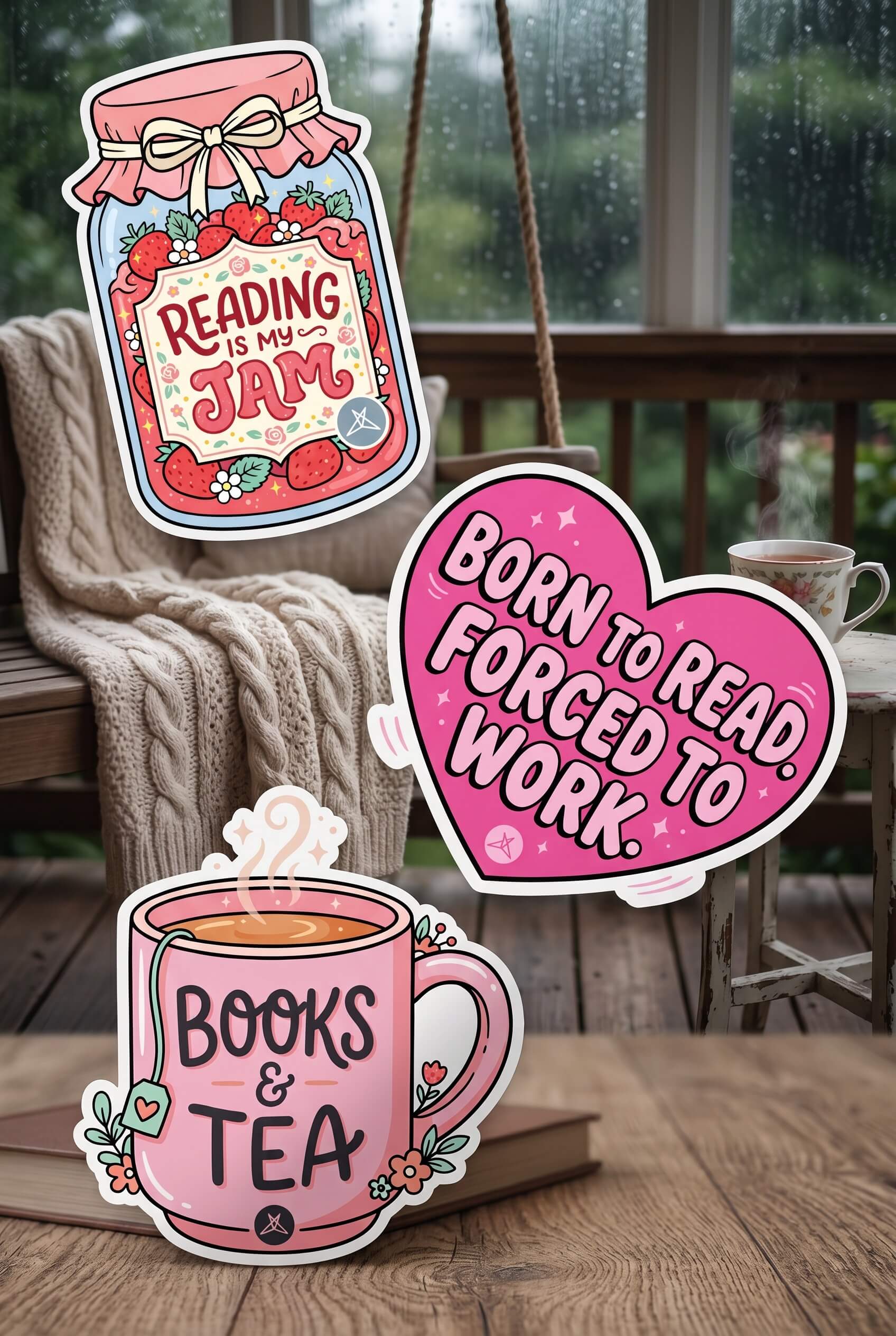 The Book Lover Sticker Pack