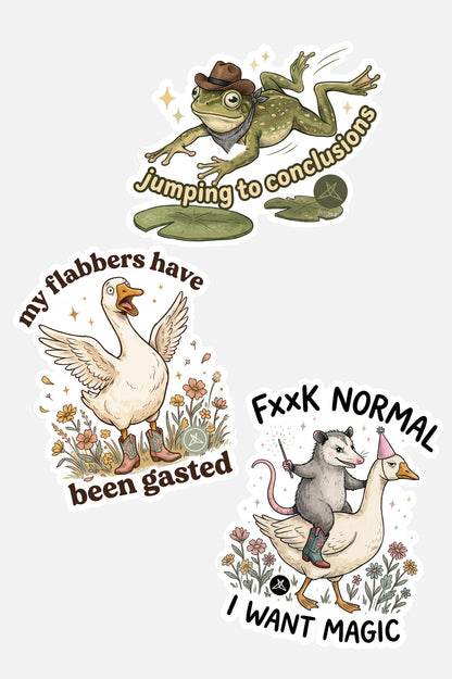 Feral Feelings Club Sticker Pack