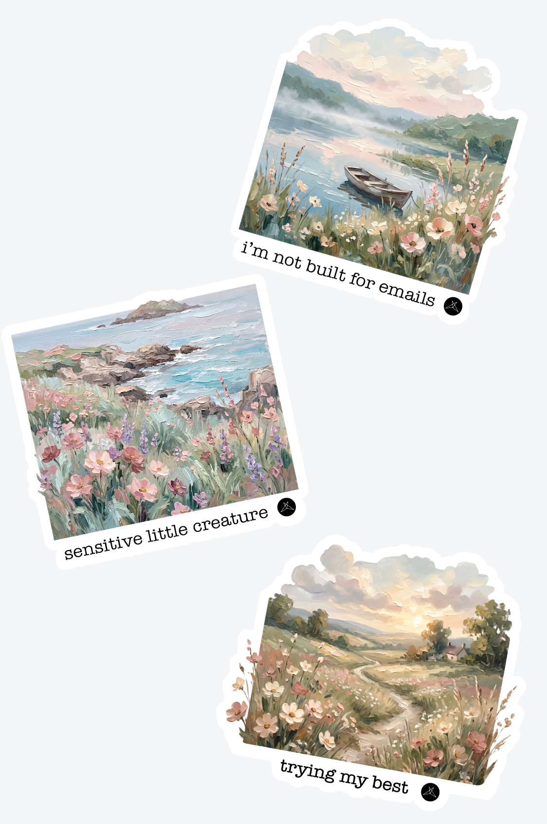 Professionally Overwhelmed Sticker Pack