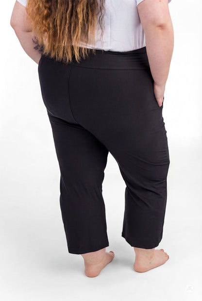 High-Waist Wide Leg Crops