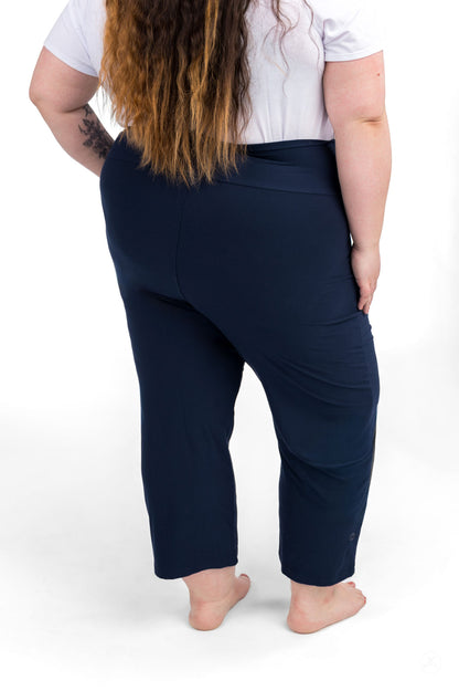 High-Waist Wide Leg Crops