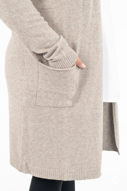 Ultra Soft Open Cardigan Oatmeal