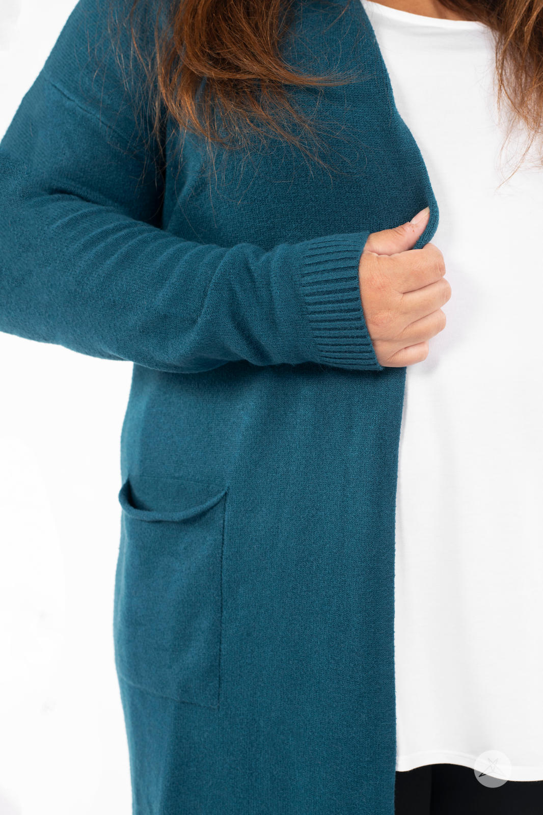 Ultra Soft Open Cardigan Northern Sea