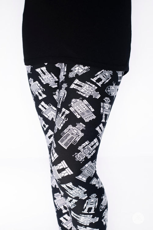 Wonderbots App Example Wonderbots 2.0 Kids Patterned Leggings | SweetLegs – SweetLegs Clothing ...