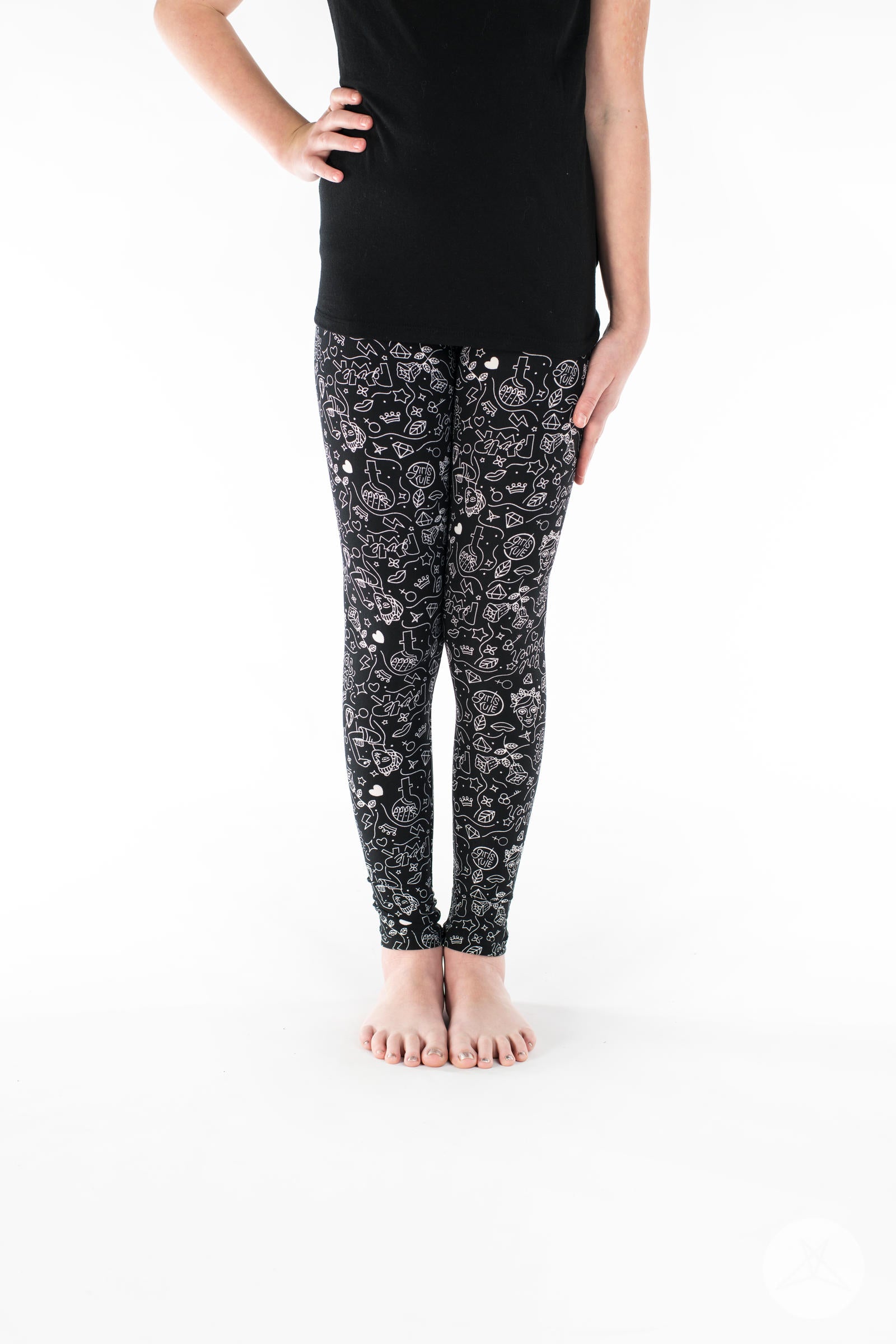 Girl Power Kids leggings - SweetLegs