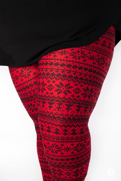 Santa's Sweater Plus size leggings