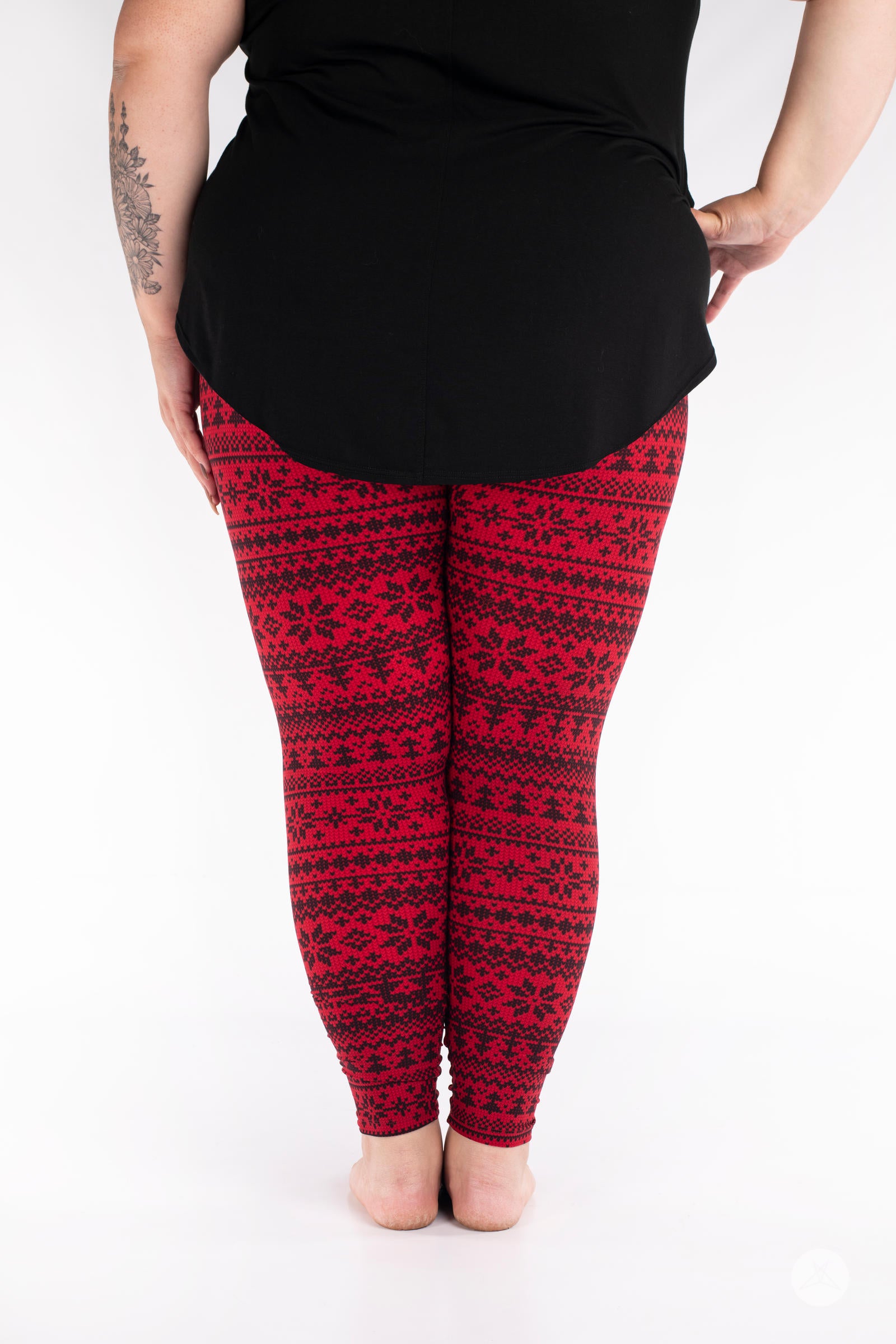 Santa's Sweater Plus size leggings