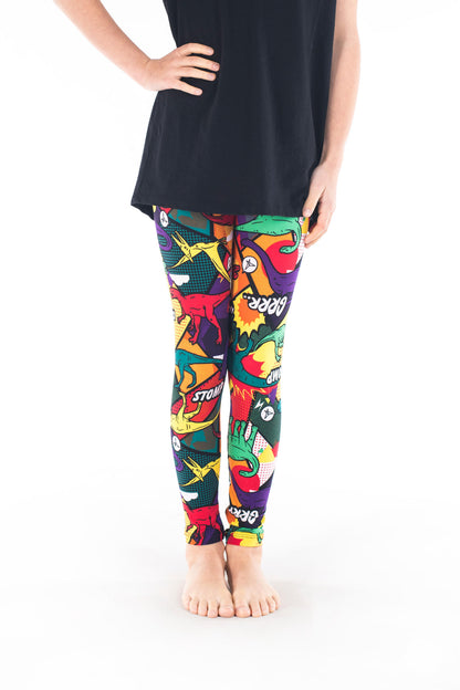 Prehistoric Punch Kids leggings - SweetLegs