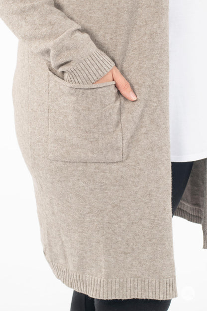 Ultra Soft Open Cardigan Oatmeal