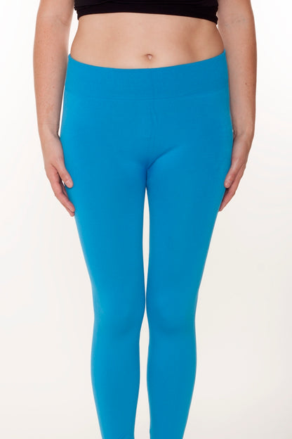 Greek Blue Fleece leggings - SweetLegs
