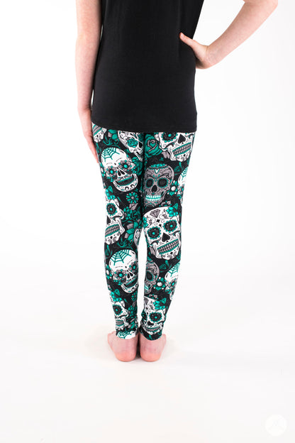 Rockin’ Roses Kids leggings - SweetLegs