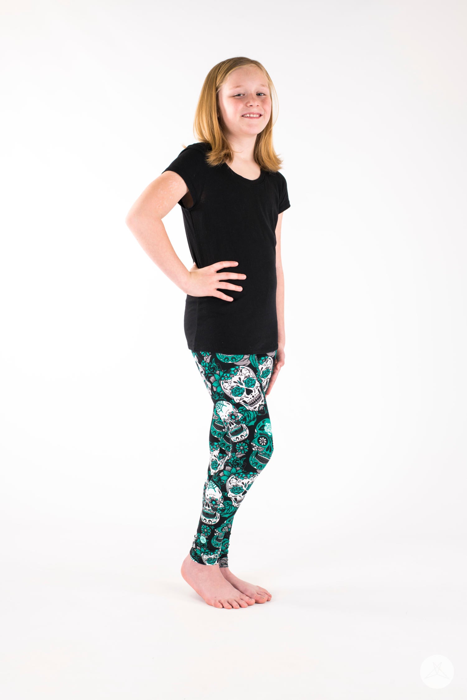 Rockin’ Roses Kids leggings - SweetLegs