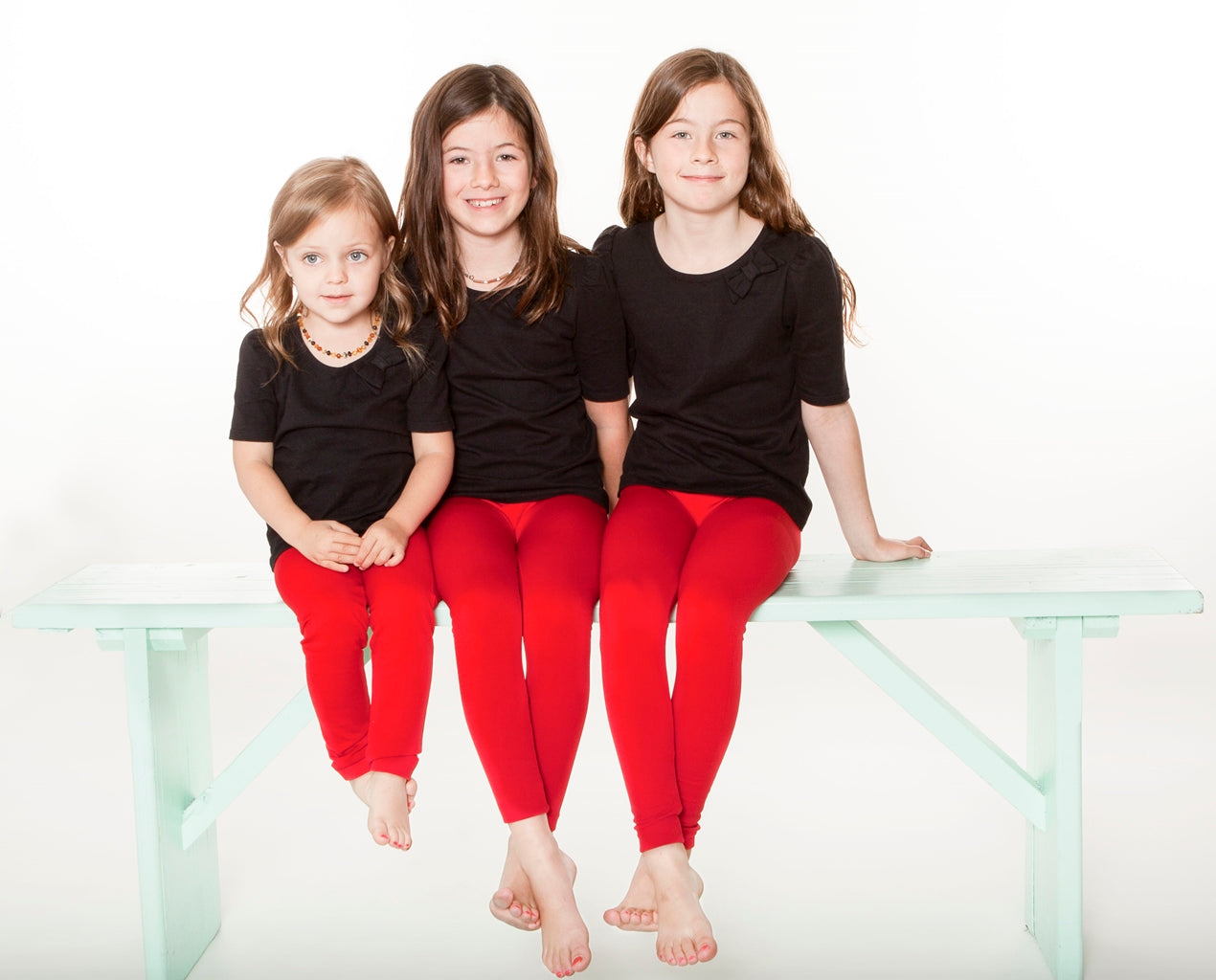 Ruby Red Kids Fleece leggings - SweetLegs