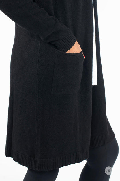 Ultra Soft Open Cardigan Black