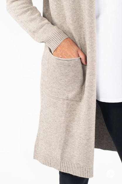 Ultra Soft Open Cardigan Oatmeal